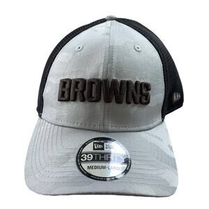 New era Cleveland Browns Gray Camo Fitted hat M/L